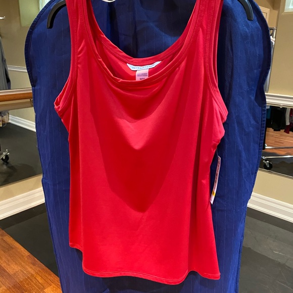 Nygård Women's Blue/Red Tank Top Size Medium - Picture 1 of 5